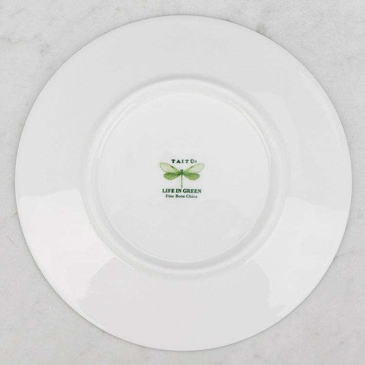 Десертная тарелка Зелёная жизнь, S Life In Green Dessert Plate Small