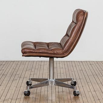 Стул Malibu Dining Chair натуральная кожа Antique Whisky