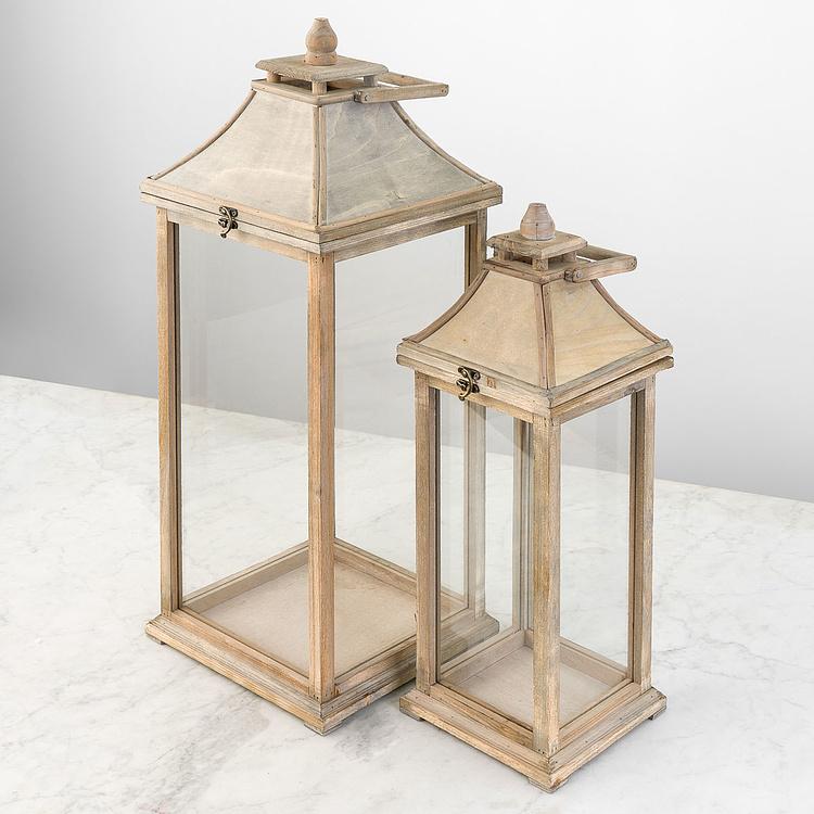 Набор из двух подсвечников-фонарей Ивона Set Of 2 Garden Candle Lanterns Ivona