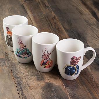 Set Of 4 Mugs Hunt