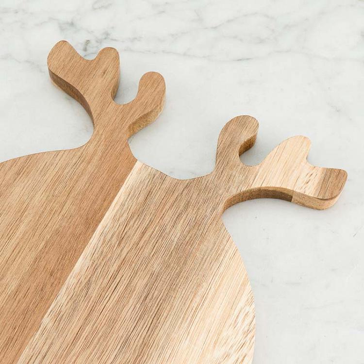 Разделочная доска в форме головы оленя Deer Head Board