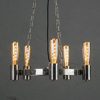 Caviste Hanging Lamp With 5 Bottle Bulbs