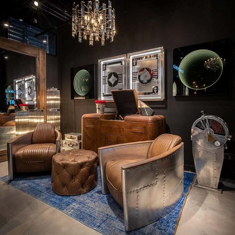 Кресло Авиатор Томкэт, металлическая отделка Aviator Tomcat Chair, Spitfire