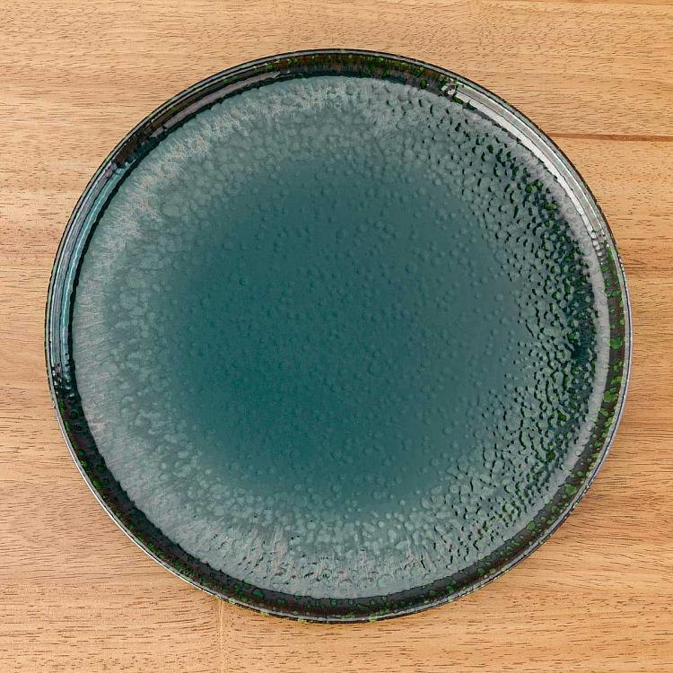 Обеденная тарелка Голубая лагуна Blue Lagoon Dinner Plate