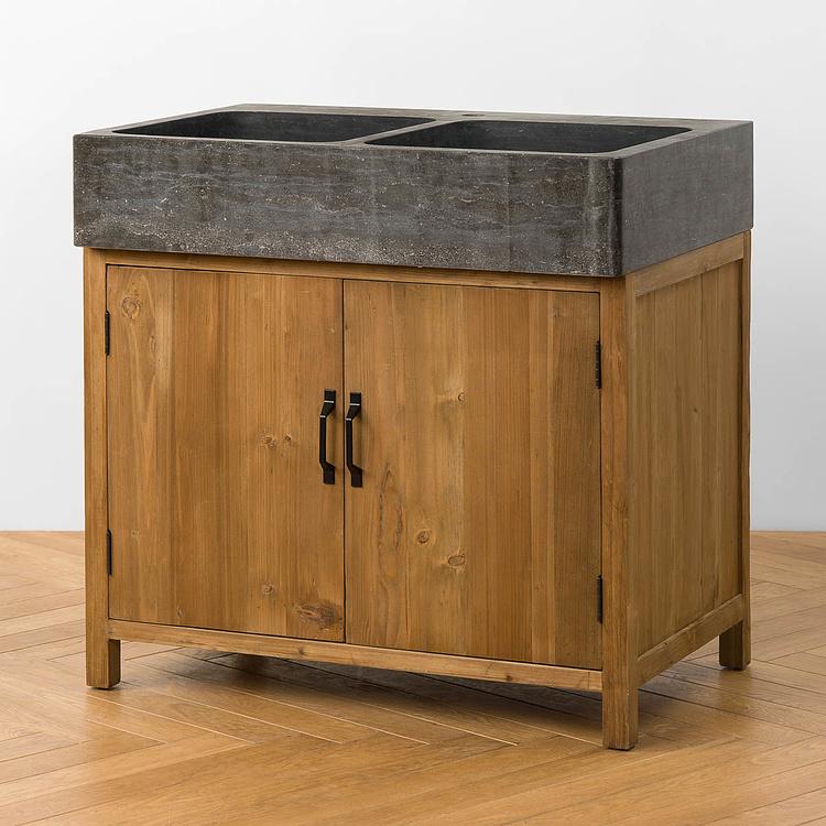 Кухонный гарнитур с 2 раковинами Карелия Karelia Kitchen Unit DB