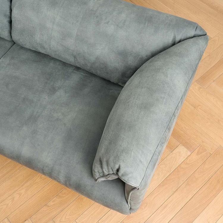 Трёхместный диван Хайвей Highway 3 Seater, Black Matt Metal RM