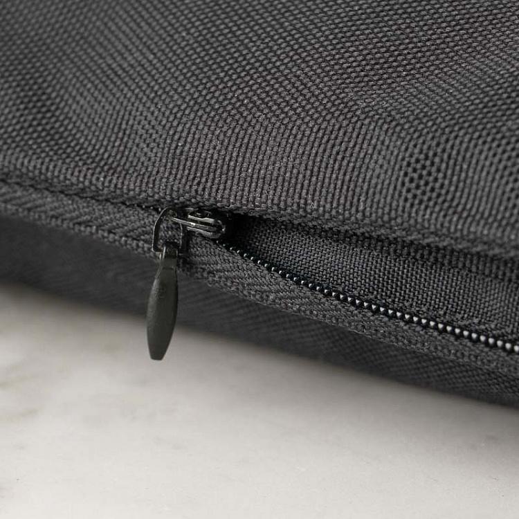 Чёрная декоративная подушка Рыба Cushion Fish Black