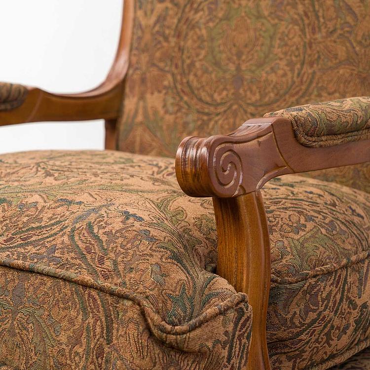 Кресло Мари, янтарный дуб Marie Armchair, Oak Dark Amber