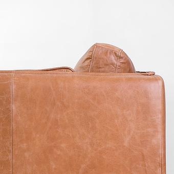Трёхместный диван Rome 3 Seater натуральная кожа Chestnut Tan
