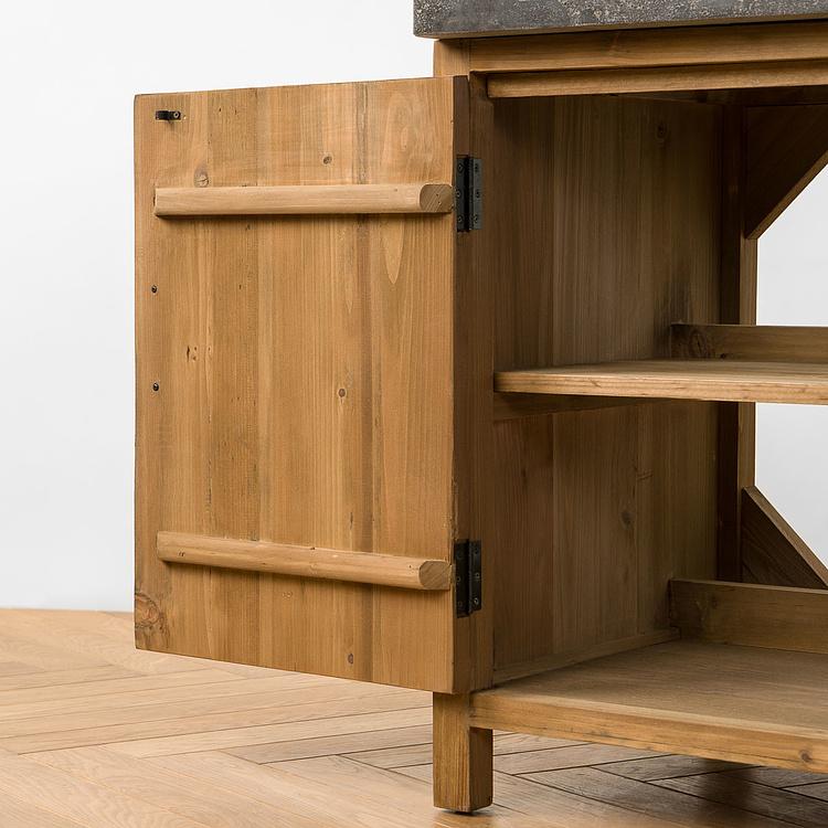 Кухонный гарнитур с 2 раковинами Карелия Karelia Kitchen Unit DB