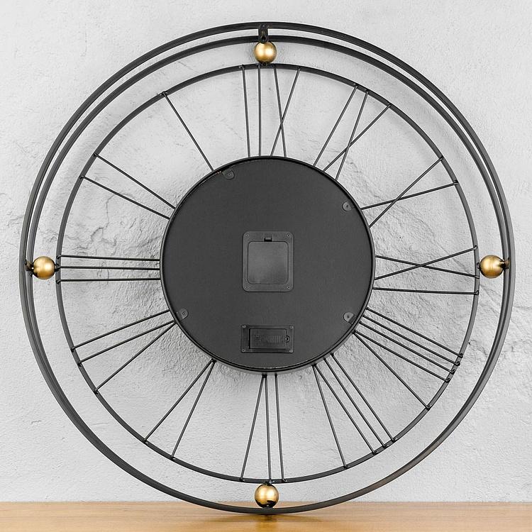 Настенные часы Индастриал с шестерёнками Industrial Wall Clock With Gears