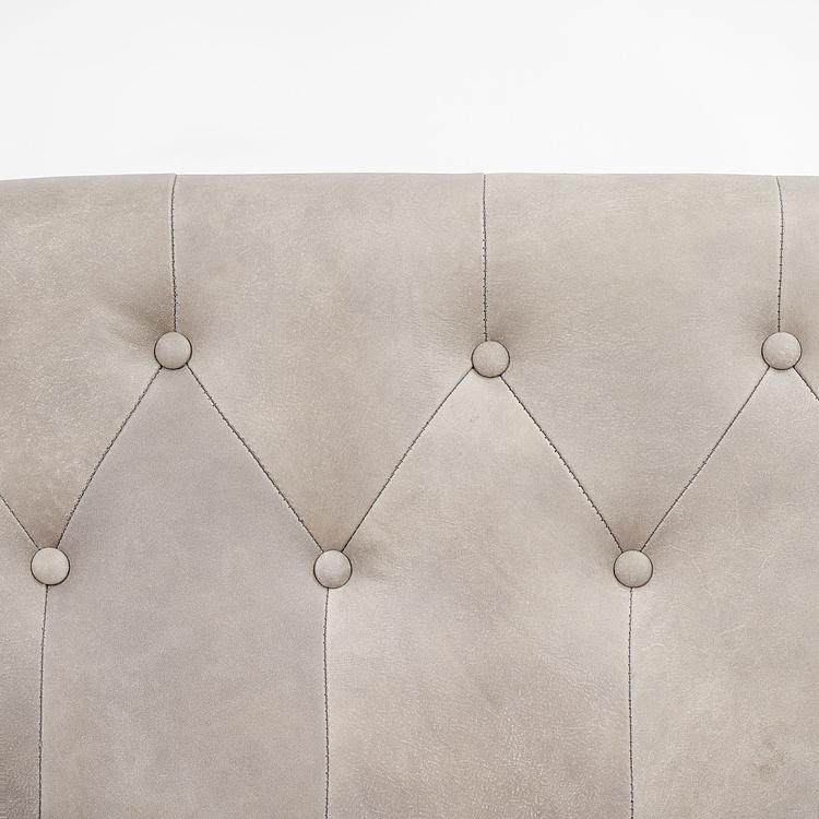 Двухместный кожаный диван Маршал, песочные ножки Marshall 2 Seater, Oak Sandwashed Leather