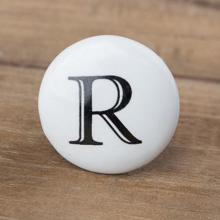 Мебельная ручка Алфавит R Alphabet Knob R