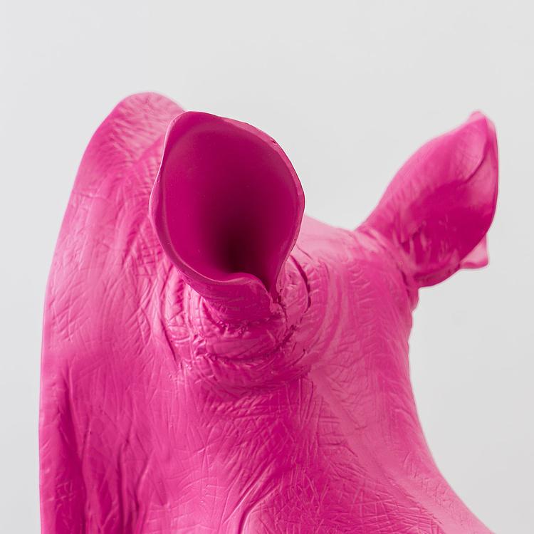 Набор из двух держателей для книг Пурпурные носороги Bookend Rhinos Magenta