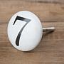 Мебельная ручка Number Knob 7