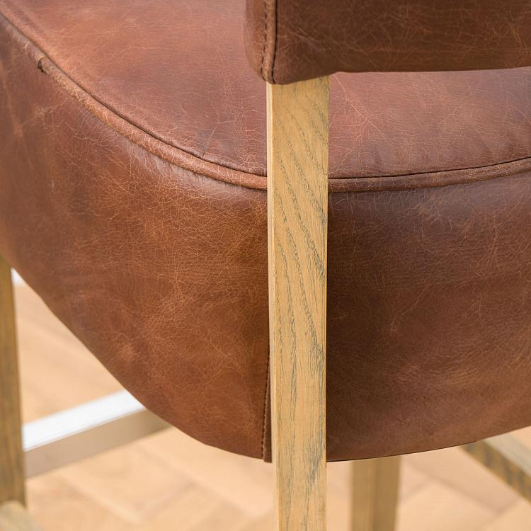 Барный стул Негрони, светлые ножки Negroni Barstool, Oak Brown