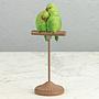 Статуэтка Small Red-Billed Parrots On Perch