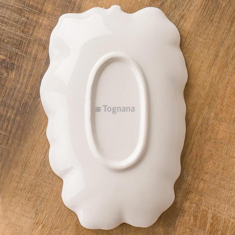 Волнистое сервировочное блюдо-лист Зельда Zelda Plate Leaf Wavy