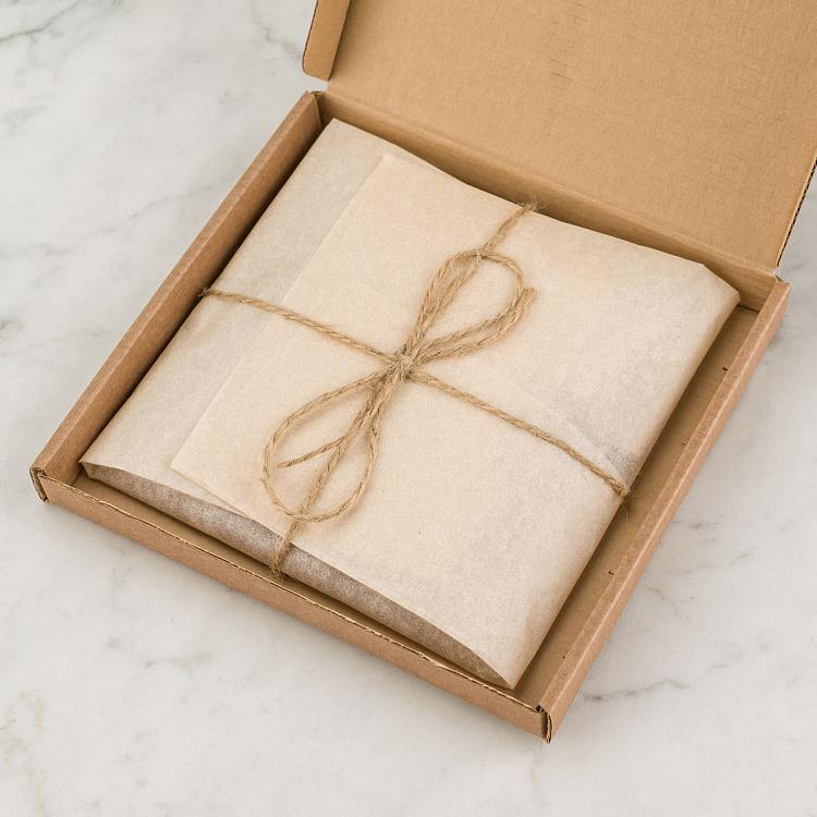 Набор из пяти квадратных подставок под стаканы и чайник Карамель Олд Set Of 5 Square Coasters Caramel Old