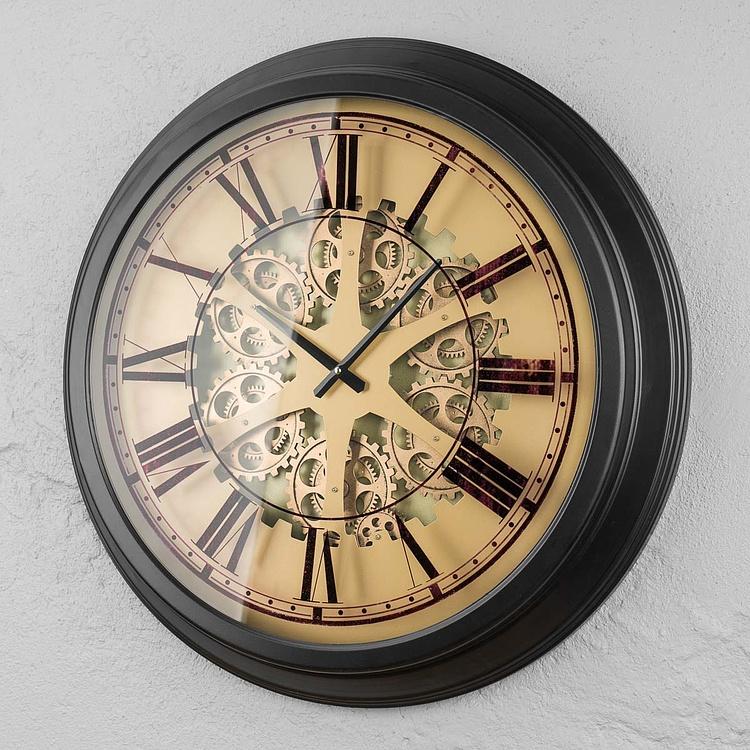Настеные часы с шестерёнками Классика Classic Wall Clock With Gears