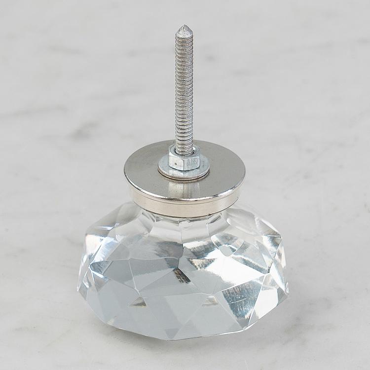 Мебельная ручка Большой хрусталь Large Crystal Glass Knob