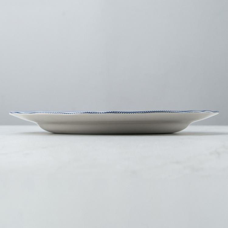 Сервировочная тарелка Голубая ива Blue Willow Serving Plate