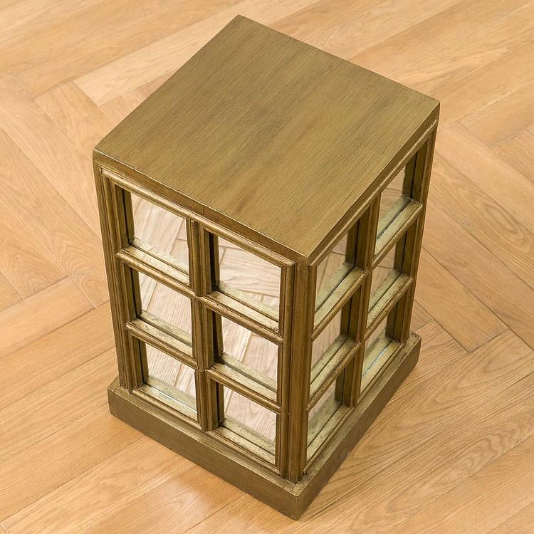 Прикроватный столик с зеркалами Фенестра  Fenestra Side Table