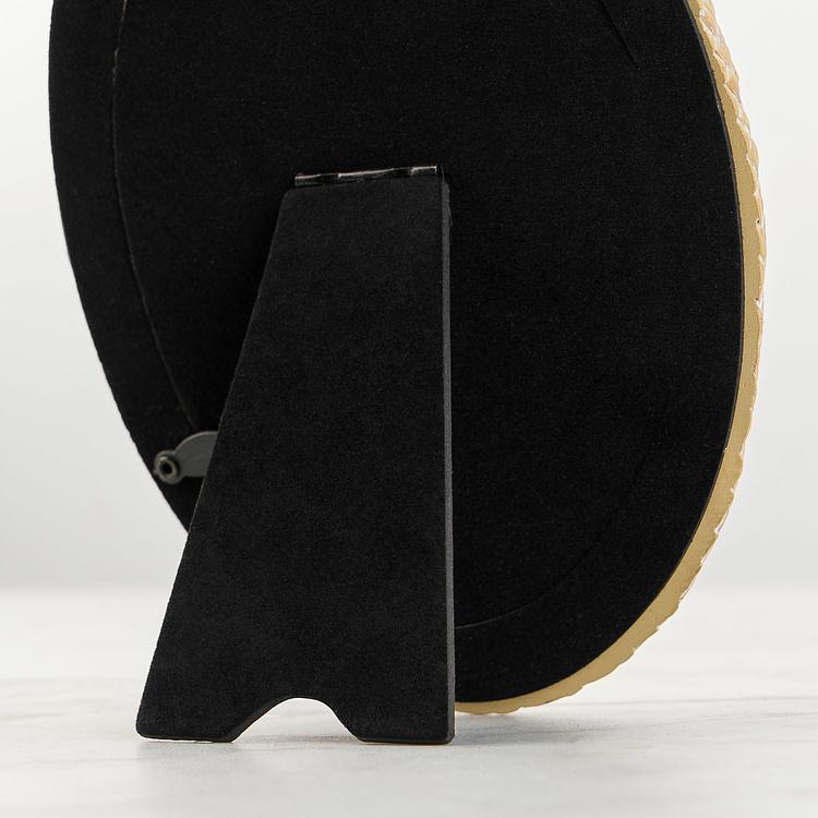 Овальная рамка для фото с кирпичным узором Yellow Brick Round Photo Frame