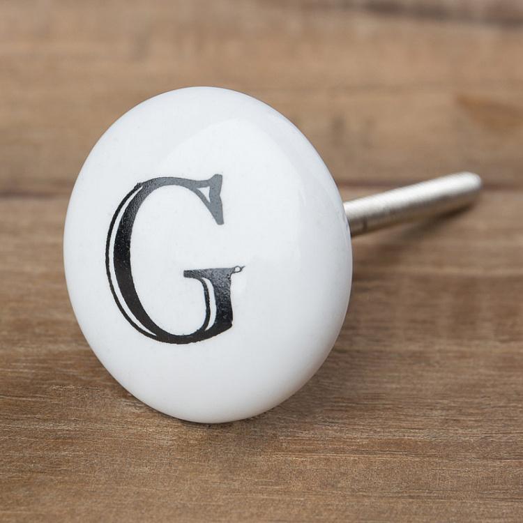 Мебельная ручка Алфавит G Alphabet Knob G