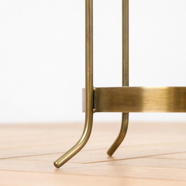 Настольная лампа с патиной Сетчатый шар Mesh Bulb Brass Patina Lamp