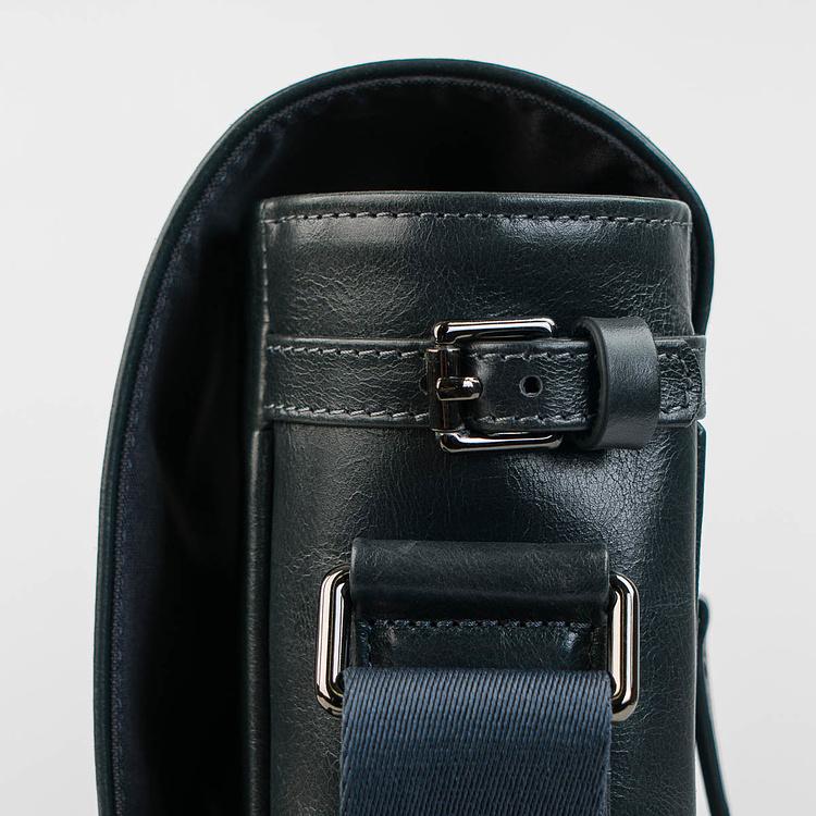 Кожаная мужская сумка-портфель Мессенджер Satchel Messenger Bag