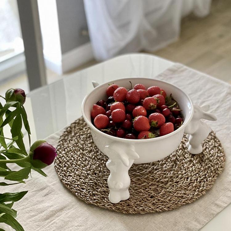 Салатница Кролики-воришки Salad Bowl Rabbits Thieves