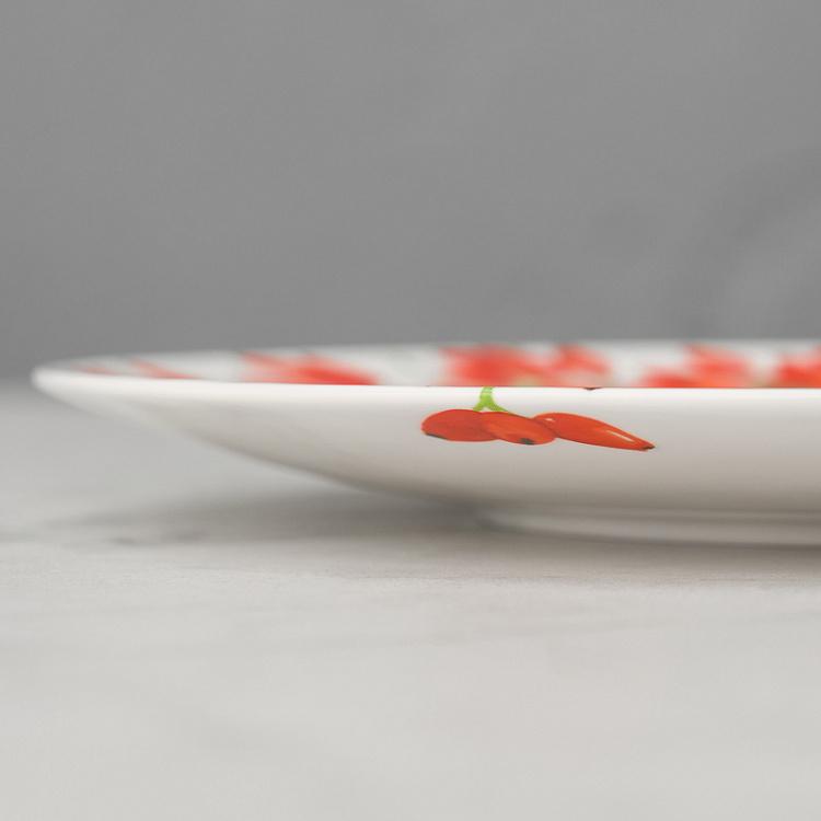 Десертная тарелка Красная нить ягоды Fil Rouge Bacche Dessert Plate