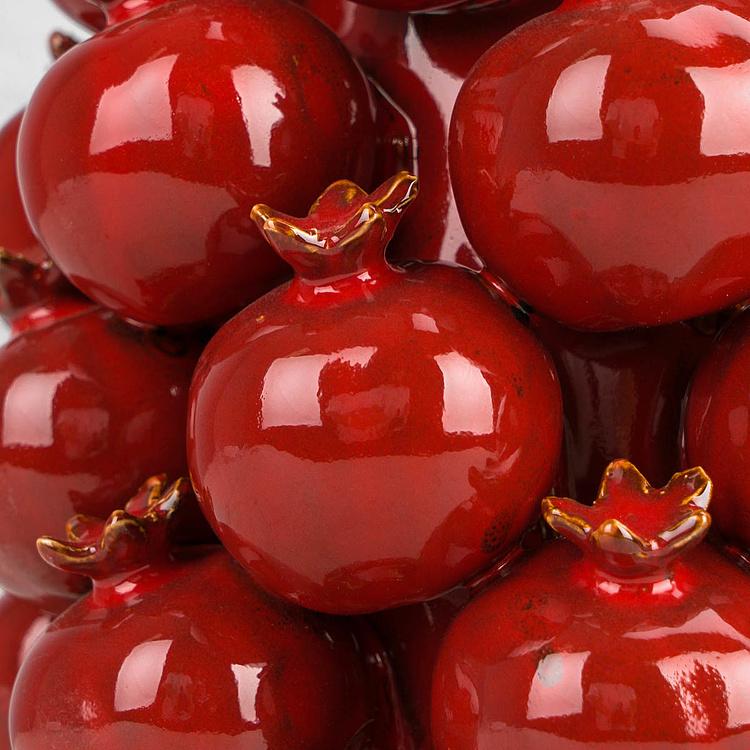 Красная широкая ваза Гранаты Farandole Of Pomegranates High Vase