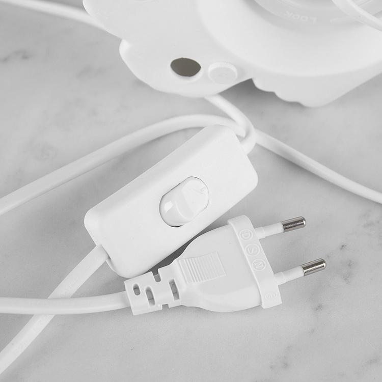 Фарфоровая настольная лампа Собака Porcelain Table Lamp Dog