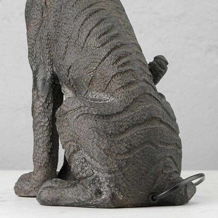 Настольная лампа с абажуром Сидящий тигр Seated Tiger Lamp With Shade