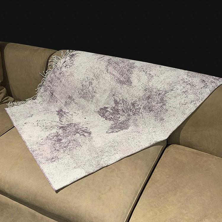 Бледно-фиолетовый хлопковый плед Сорапис, 130x180 см Sorapis Plaid Violet 130x180 cm