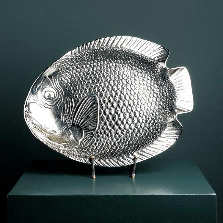 Металическое сервировочное блюдо Рыба Metal Fish Dish Small