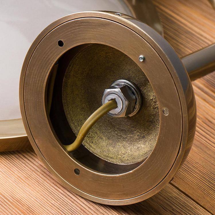 Латунное бра с патиной Антиквариат Antique Wall Sconce Brass Patina