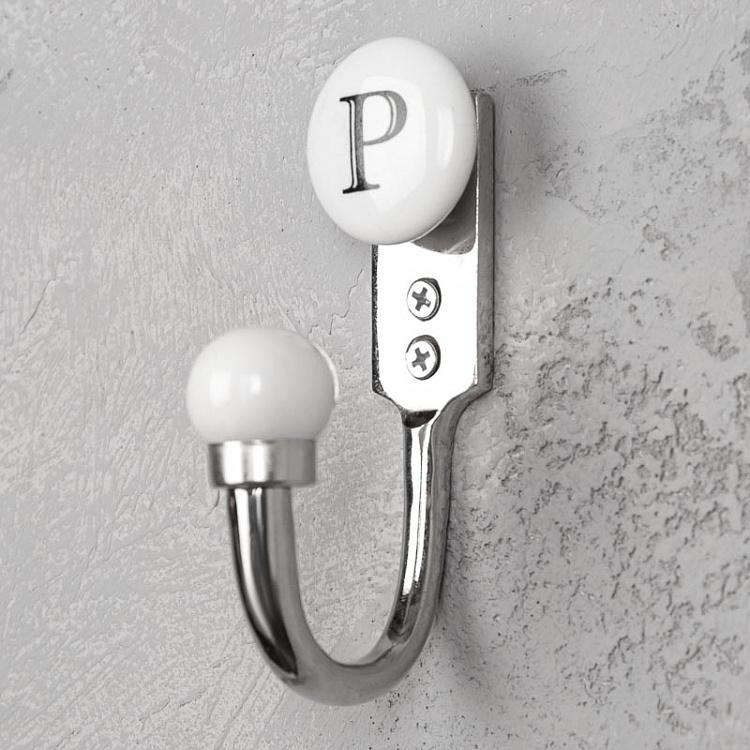 Крючок с буквой P Alphabet Hook P