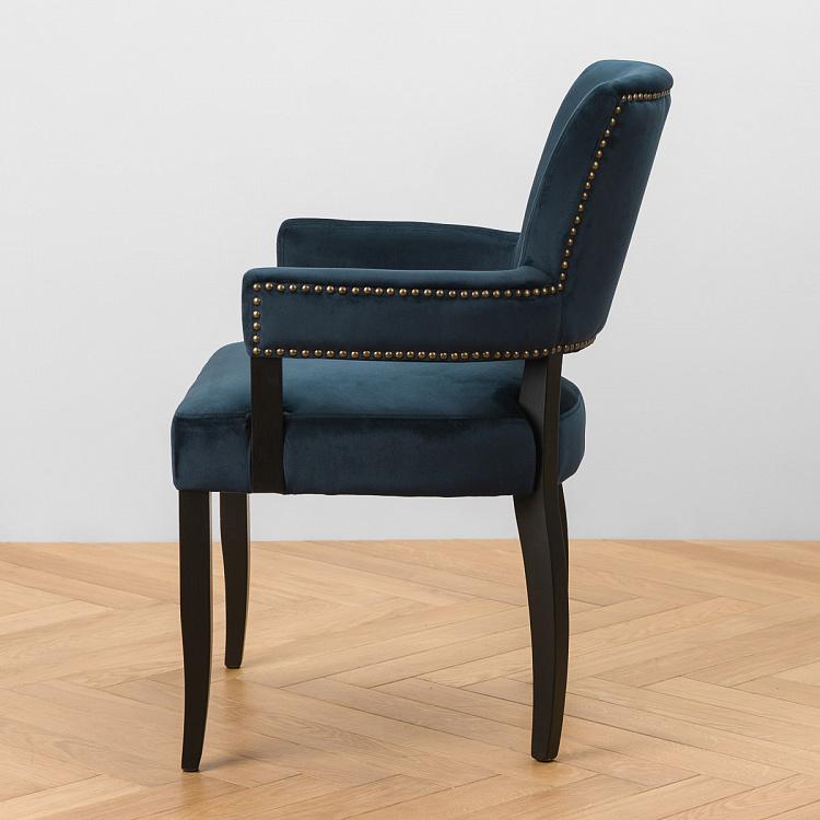 Стул Ньюпорт с подлокотниками, чёрные ножки Newport Dining Chair, Oak Black