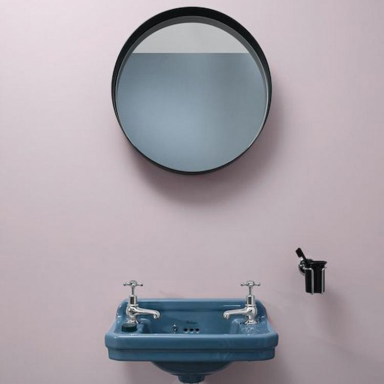 Настенный чёрный стакан для зубных щёток в подставке цвета хром Tumbler Holder Chrome And Black