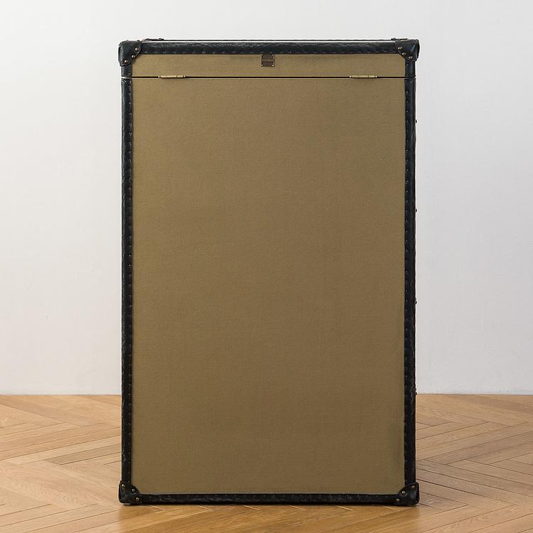 Комод-сундук Трансатлантик, светлое дерево,  H Transatlantic Chest High, Light Wood D