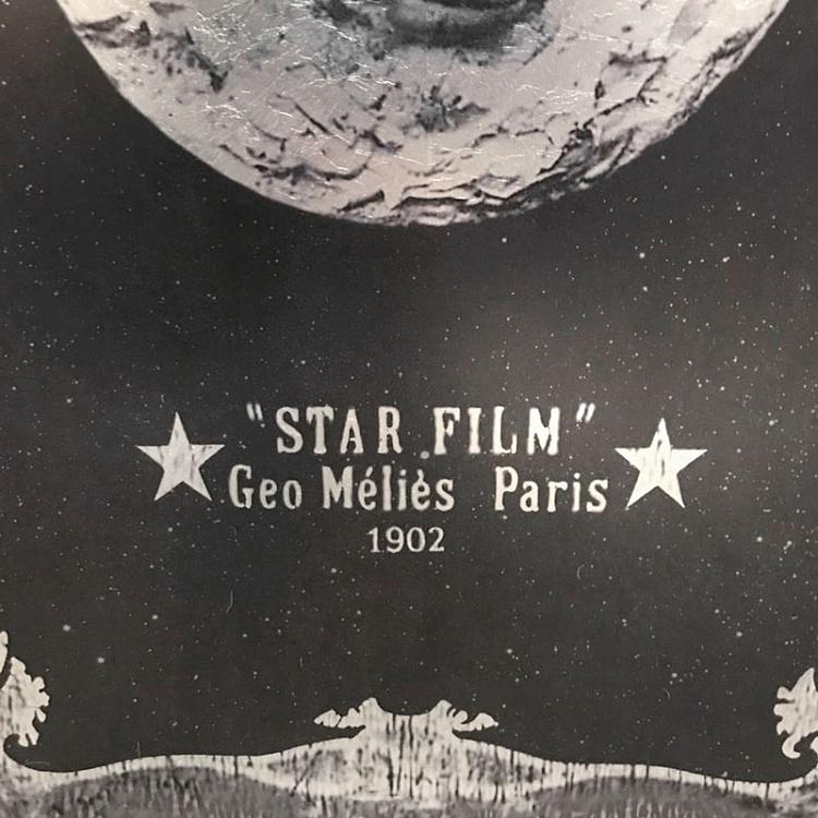 Картина Путешествие на Луну, платиновая поталь Le Voyage Dans La Lune Platinum