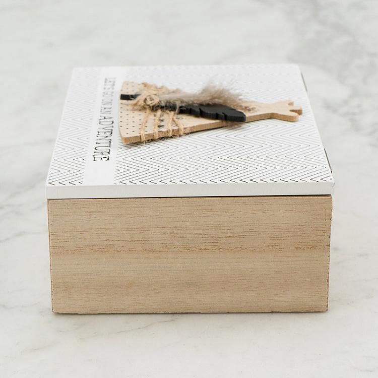 Набор из двух деревянных шкатулок Моё прекрасное приключение Set Of 2 Wooden Boxes My Beautiful Adventure