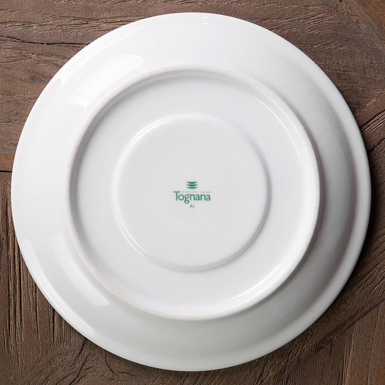 Чашка и блюдце для завтрака Синяя полоска Filo Blue Breakfast Cup And Saucer