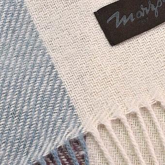 Плед Arequipa Plaid Blue Brown Wine 120x180 cm