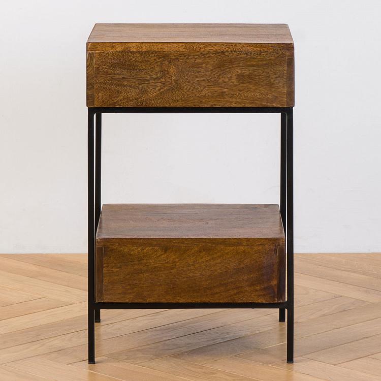 Прикроватный столик с двумя ящиками Арабика Arabica Side Table With 2 Drawers