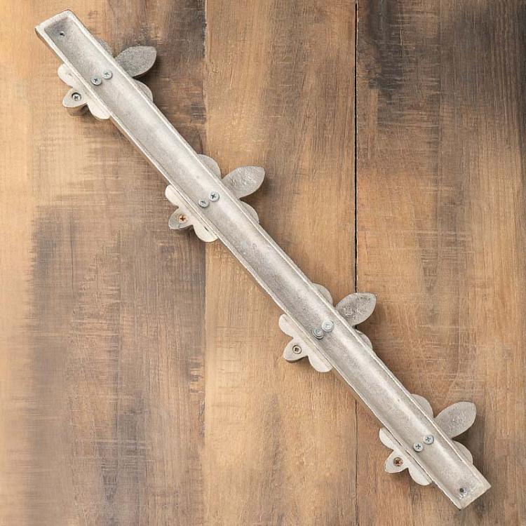 Четырёхместная настенная вешалка Королевская лилия Coat Rack 4 Hooks Fleur De Lis