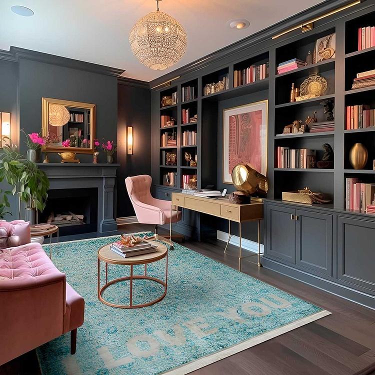 Ковёр с коротким ворсом Любовь Love